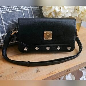 Vintage MCM Studded Flap Crossbody